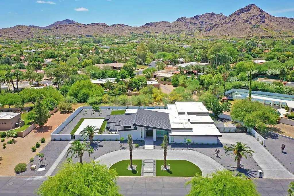 Custom home build under an Arizona sky