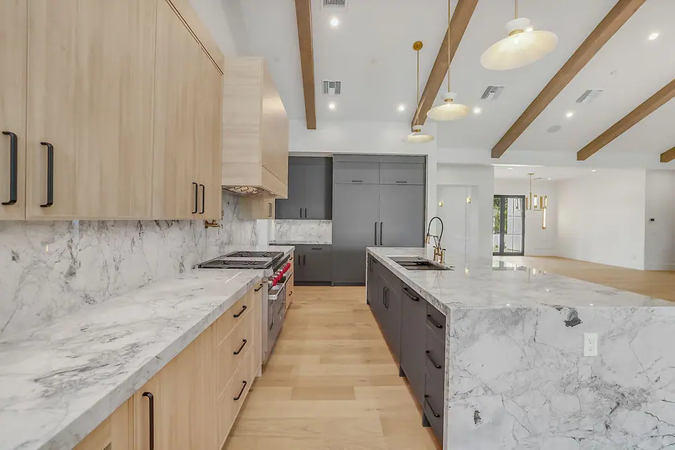 Farmhouse custom home by Ella Lee Homes in Arcadia Lite, Phoenix, Coolidge