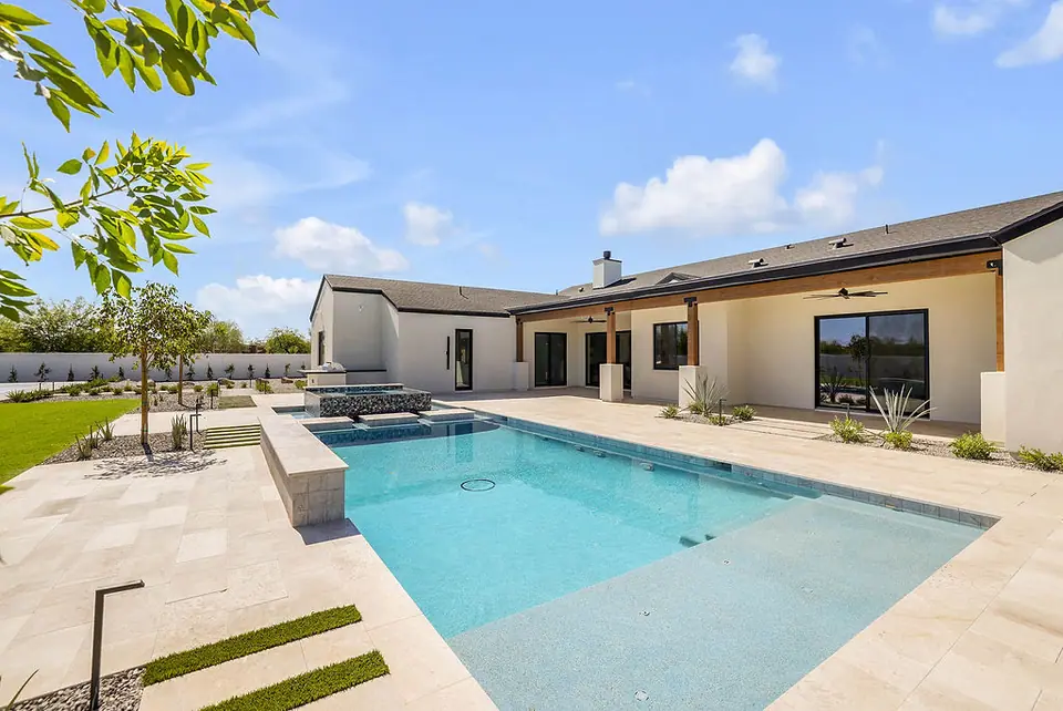 Farmhouse custom home by Ella Lee Homes in Scottsdale, Arizona, Desert Cove
